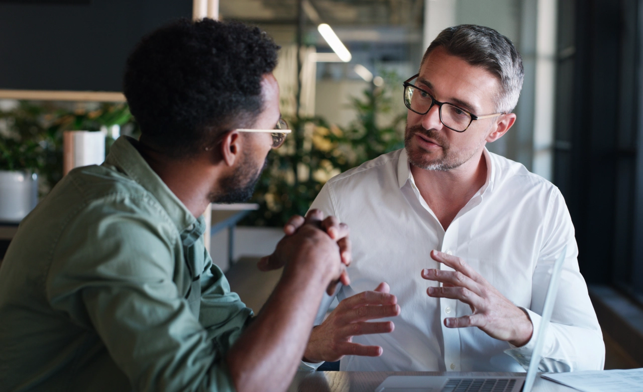 Mobius team having a discussion | Mobius